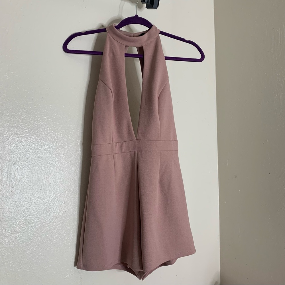 Forever 21 Mauve Dressy Short Romper